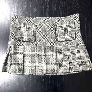 Juicy Couture Black and White Mini Skirt